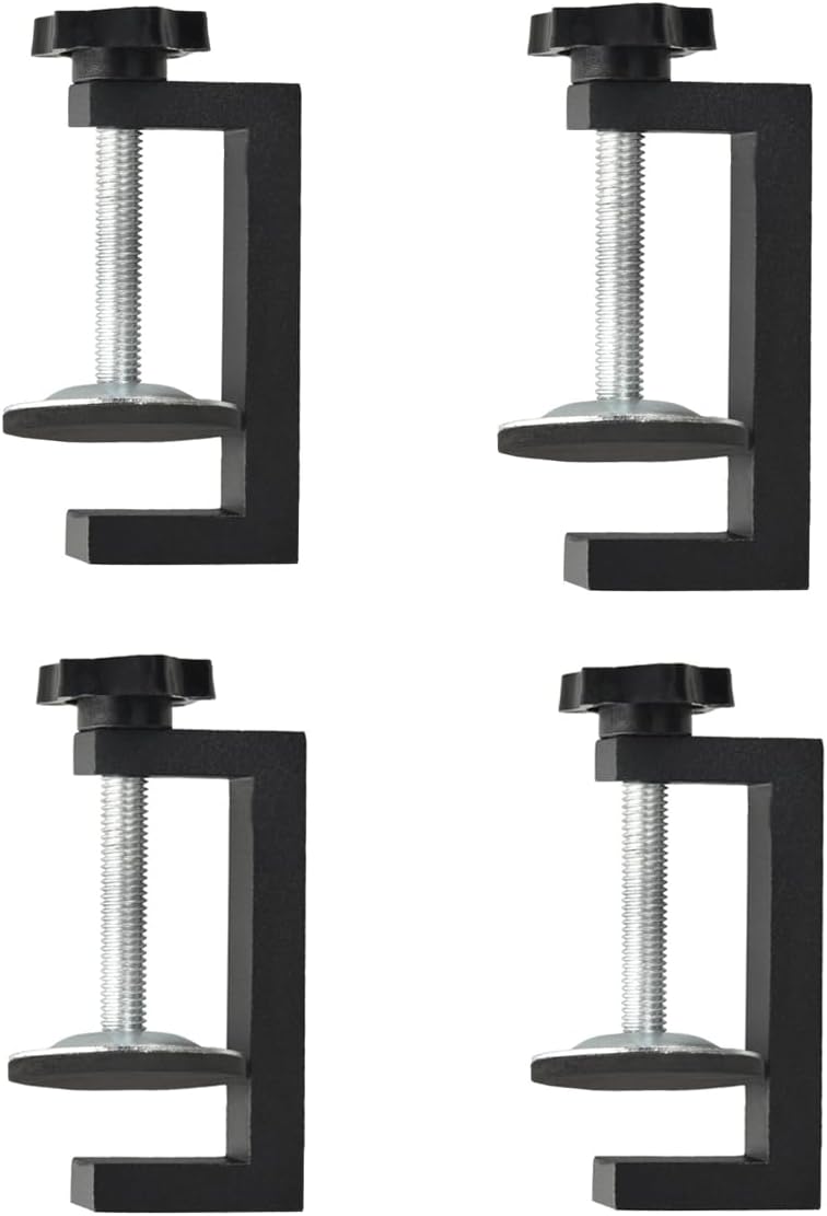 kurras C Clamp for woodworking Mini Clamps Small G Clamp Small Desk Clamp Universal Cabinet G Clamps Heavy-duty Woodworking 4pcs - Image 1
